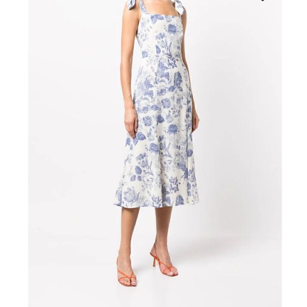 Reformation Lucerne Floral Print Twilight Midi Dress $278 - Picture 11 of 12